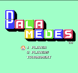 Palamedes (USA) Title Screen